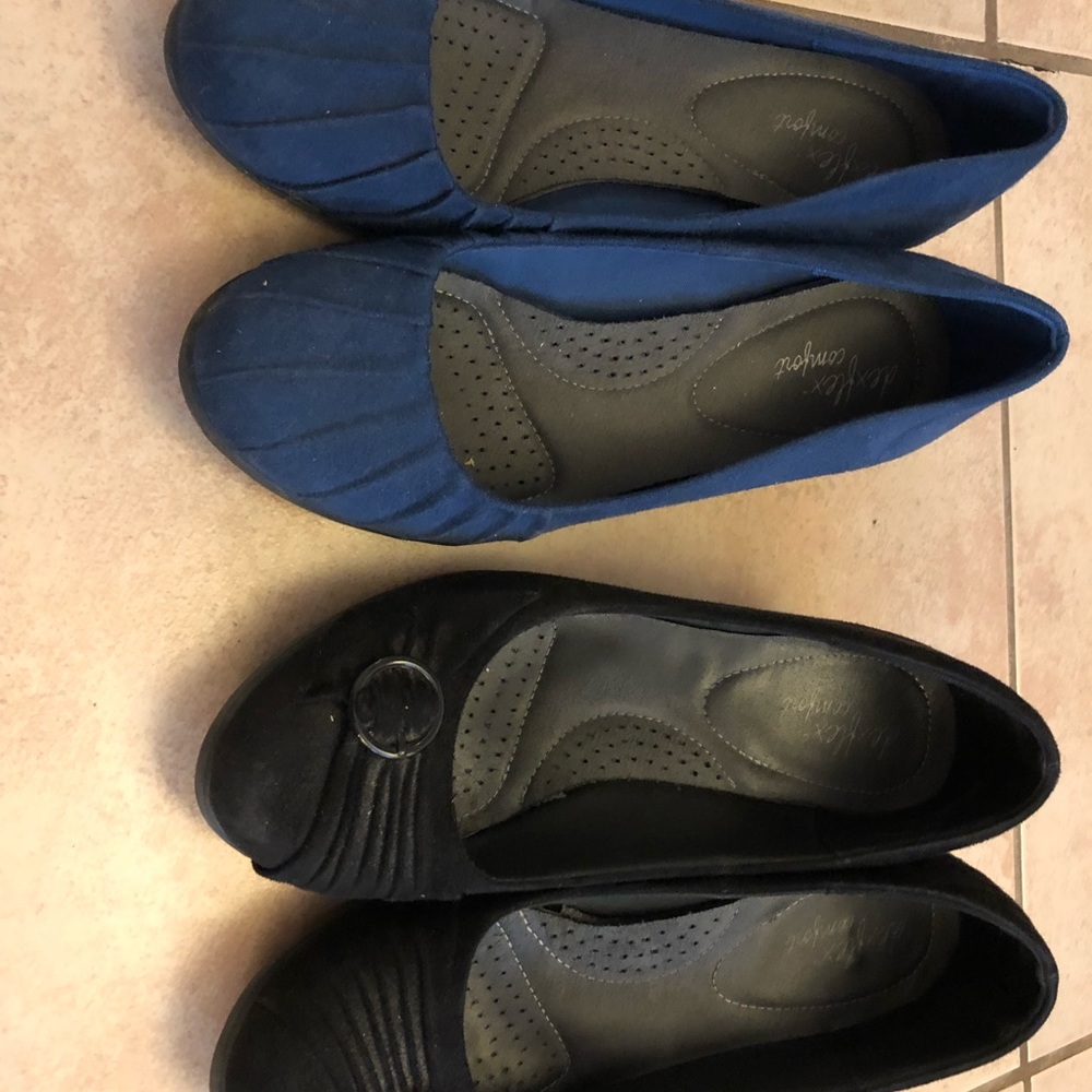 2 pairs of wedges Dexflex comfort, size 7.5